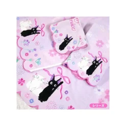 Linge De Maison|Maison Ghibli Mini Serviette Jiji Et Lily 25x25cm - Kiki la petite sorcière