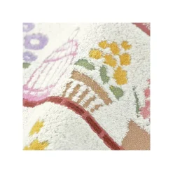 Linge De Maison|Maison Ghibli Mini Serviette Jiji et ses fleurs préférées 25x25 - Kiki la petite so