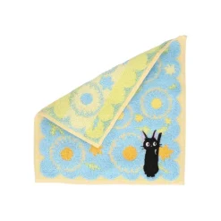 Linge De Maison|Maison Ghibli Mini serviette Jiji Marguerites 25x25cm - Kiki la petite sorcière