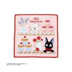 Linge De Maison|Maison Ghibli Mini Serviette Jiji Pâtisseries 25 x 25 cm - Kiki la petite sorcière