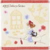 Linge De Maison|Maison Ghibli Mini Serviette Kiki sur son balai 25x25 cm - Kiki la petite sorcière
