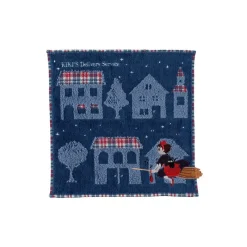 Linge De Maison|Maison Ghibli Mini Serviette La nuit du départ 25x25 cm - Kiki la petite sorcière