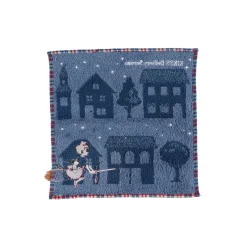 Linge De Maison|Maison Ghibli Mini Serviette La nuit du départ 25x25 cm - Kiki la petite sorcière