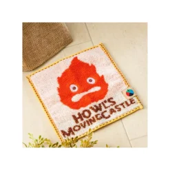Linge De Maison|Maison Ghibli Mini Serviette Mame Calcifer 15x15 cm - Le Château ambulant