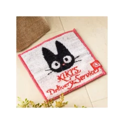 Linge De Maison|Maison Ghibli Mini Serviette Mame Jiji 15x15 cm - Kiki la petite sorcière