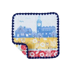 Linge De Maison|Maison Ghibli Mini Serviette Rues de Paris 25x25 cm - Kiki la petite sorcière