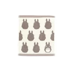 Linge De Maison|Maison Ghibli Mini Serviette Silhouette Totoro Gris 33x36 cm - Mon Voisin Totoro