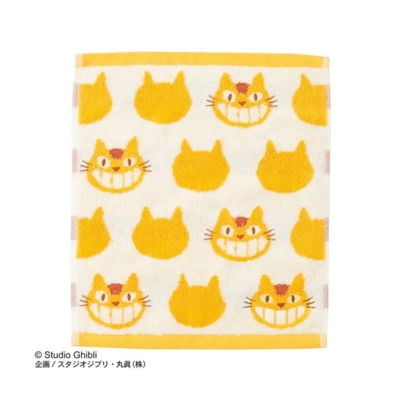 Linge De Maison|Maison Ghibli Mini Serviette Silhouette Chatbus 33x36 cm - Mon Voisin Totoro