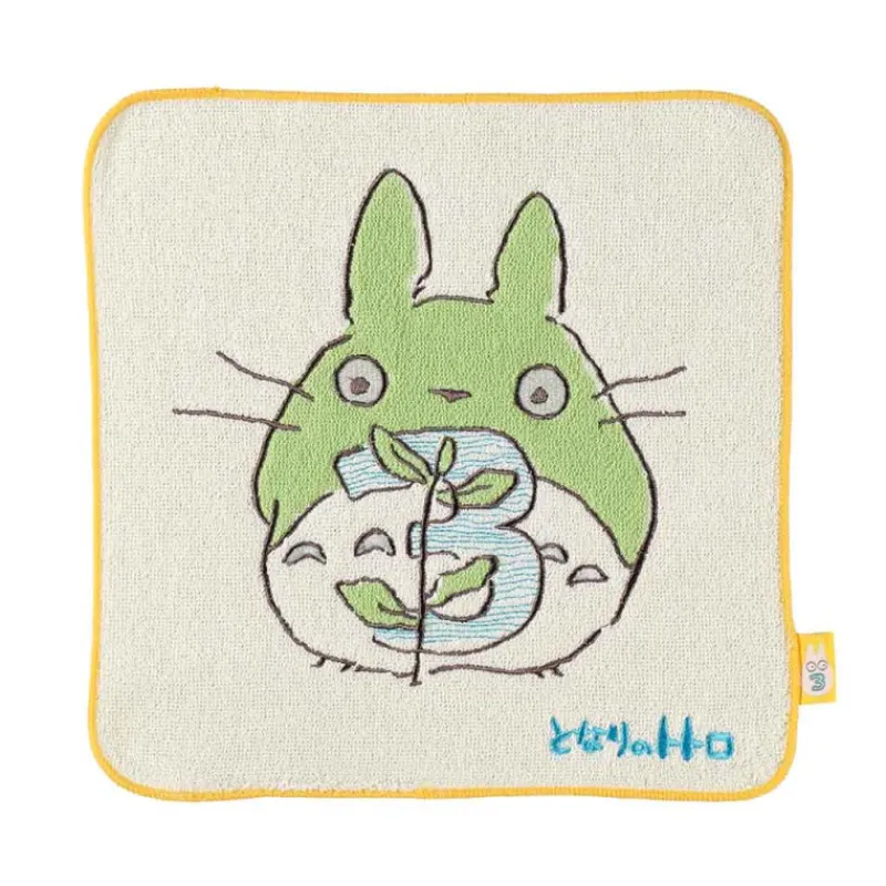 Linge De Maison|Maison Ghibli Mini Serviette Totoro anniversaire 3 25x25 cm - Mon Voisin Totoro