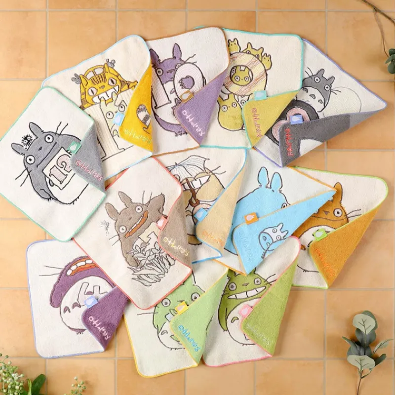 Linge De Maison|Maison Ghibli Mini Serviette Totoro anniversaire 8 25x25 cm - Mon Voisin Totoro