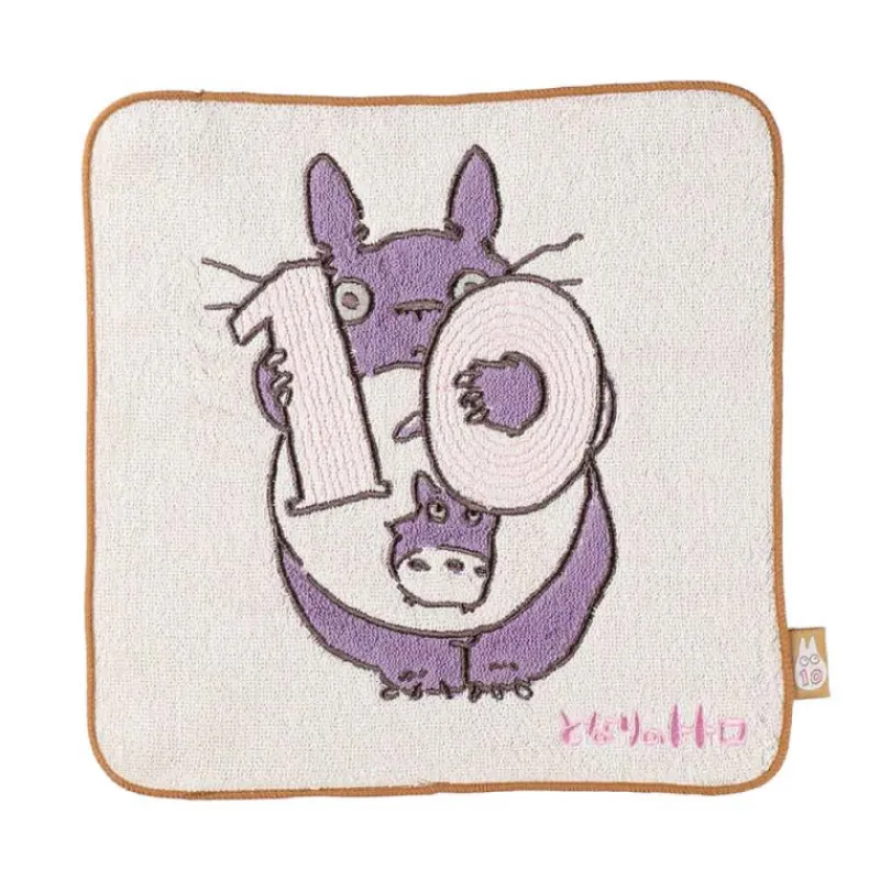 Linge De Maison|Maison Ghibli Mini Serviette Totoro anniversaire 10 25x25 cm - Mon Voisin Totoro