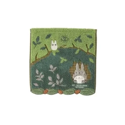 Linge De Maison|Maison Ghibli Mini Serviette Totoro cache dans les arbres 25x25cm - Mon Voisin Toto