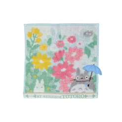 Linge De Maison|Maison Ghibli Mini Serviette Totoro Champs de Fleurs 25x25 cm - Mon Voisin Totoro