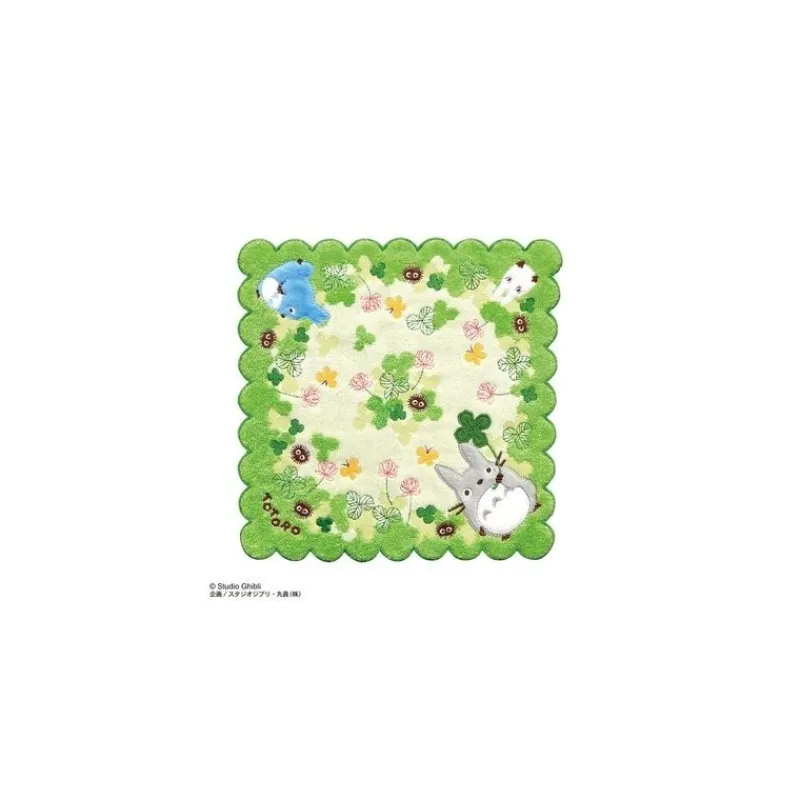 Linge De Maison|Maison Ghibli Mini Serviette Totoro Trèfle 25 x 25 cm - Mon Voisin Totoro