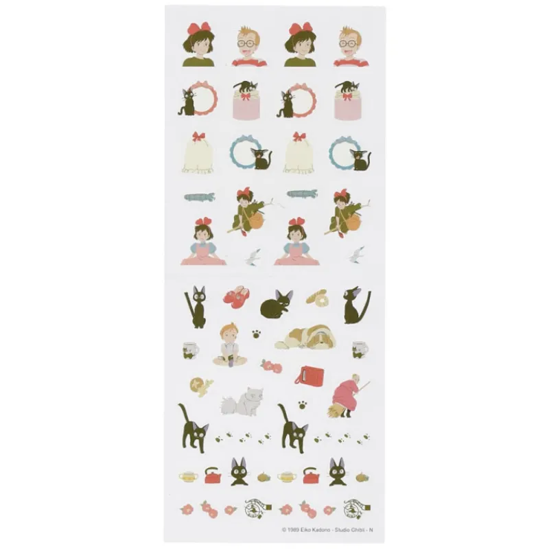 Petit Matériel|Maison Ghibli Mini stickers agenda - Kiki la petite sorcière