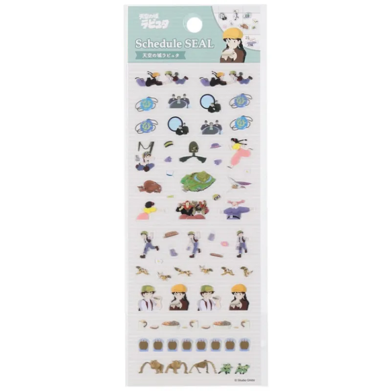 Petit Matériel|Maison Ghibli Mini stickers agenda Collection 1 - Le Château dans le ciel