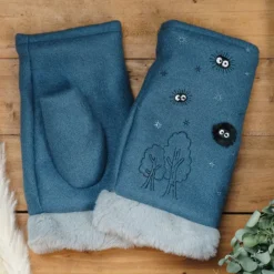 Textile|Maison Ghibli Mitaines Noiraudes - Mon Voisin Totoro
