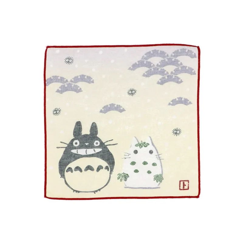 Textile|Maison Ghibli Mouchoir Bonhomme de Neige - Mon Voisin Totoro