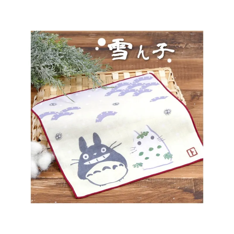 Textile|Maison Ghibli Mouchoir Bonhomme de Neige - Mon Voisin Totoro