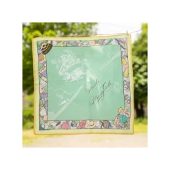 Textile|Maison Ghibli Mouchoir Chemin du vent vert foncé - Le Château ambulant