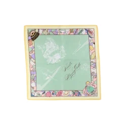 Textile|Maison Ghibli Mouchoir Chemin du vent vert foncé - Le Château ambulant