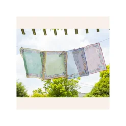 Textile|Maison Ghibli Mouchoir Chemin du vent vert foncé - Le Château ambulant