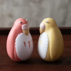 Jouets|Maison Ghibli Pack 2 Figurines Roly-poly Perruches Rouge & Jaune - Le Garçon et le