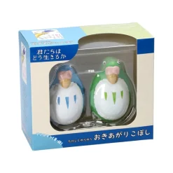 Jouets|Maison Ghibli Pack 2 Figurines Roly-poly Perruches Bleu & Vert - Le Garçon et le Héron