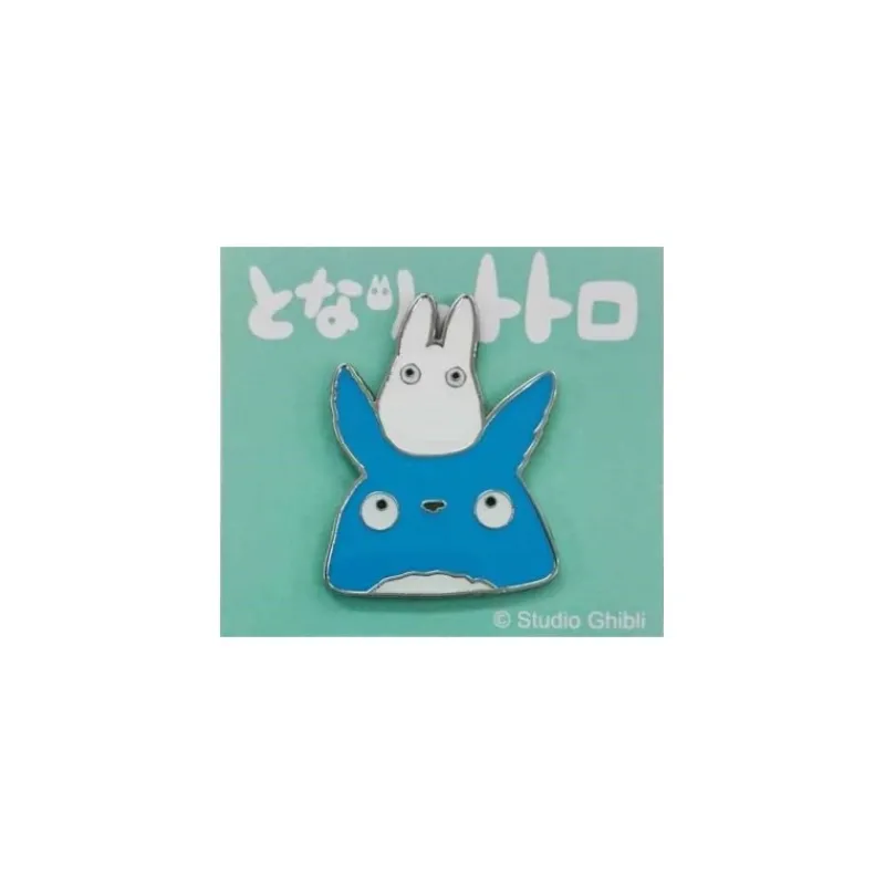 Pins|Maison Ghibli Pins Totoro Bleu et Blanc Gros Plan – Mon Voisin Totoro