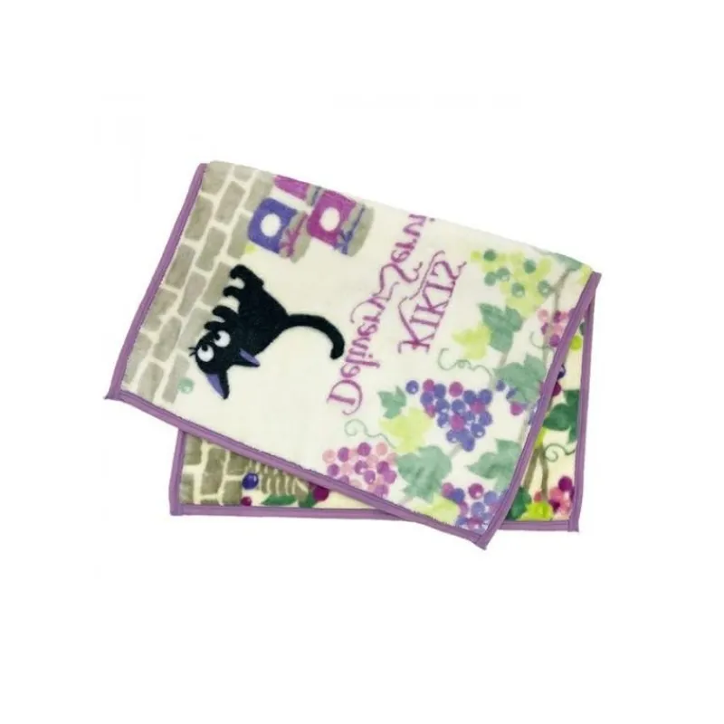 Linge De Maison|Maison Ghibli Plaid Jiji grappes de raisin 70x100 cm - Kiki la petite sorcière