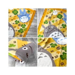 Linge De Maison|Maison Ghibli Plaid Totoro Trèfles 90x90 cm - Mon Voisin Totoro