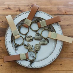 Porte-Clés|Maison Ghibli Porte Clés Cuir Jiji – Kiki la petite Sorcière