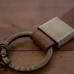 Porte-Clés|Maison Ghibli Porte Clés Cuir Marco - Porco Rosso