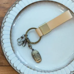 Porte-Clés|Maison Ghibli Porte-Clés Cuir No Face – Le Voyage de Chihiro
