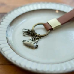 Porte-Clés|Maison Ghibli Porte-Clés Cuir Totoro – Mon Voisin Totoro