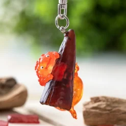 Porte-Clés|Maison Ghibli Porte-clés 3D Calcifer - Le Château ambulant