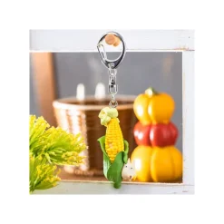 Porte-Clés|Maison Ghibli Porte-Clés Noiraude et épi maïs avec Totoro - Mon Voisin Totoro