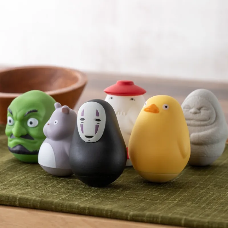 Figurines|Maison Ghibli Pose Collect Assort. de 6 Figurines Roly-poly - Le Voyage de Chihiro