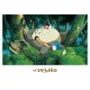 Puzzle|Maison Ghibli Puzzle Vitrail 500P Une sieste avec Totoro - Mon Voisin Totoro