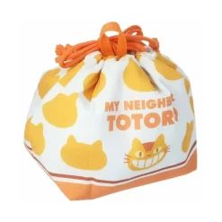 Sacs|Maison Ghibli Sacoche à cordon Silhouette Chatbus 20 x 19 cm - Mon Voisin Totoro