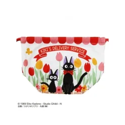 Sacs|Maison Ghibli Sacoche à Gousset Jiji et Chaton 17 x 26 cm - Kiki la petite sorcière