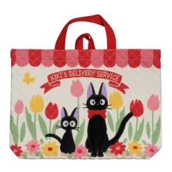 Sacs|Maison Ghibli Sacoche d'écolier Jiji Tulipes - Kiki la petite sorcière