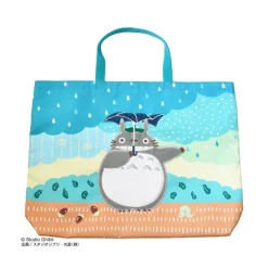 Sacs|Maison Ghibli Sacoche d'écolier Totoro sous la pluie - Mon VoisinTotoro