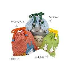 Sacs|Maison Ghibli Sacoche Tissu Bleue Totoro Gris - Mon Voisin Totoro