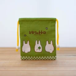 Sacs|Maison Ghibli Sacoche Tissu Verte Totoro Blanc - Mon Voisin Totoro