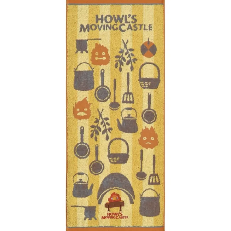 Linge De Maison|Maison Ghibli Serviette Cuisine de Calcifer 34x80 cm - Le Château ambulant