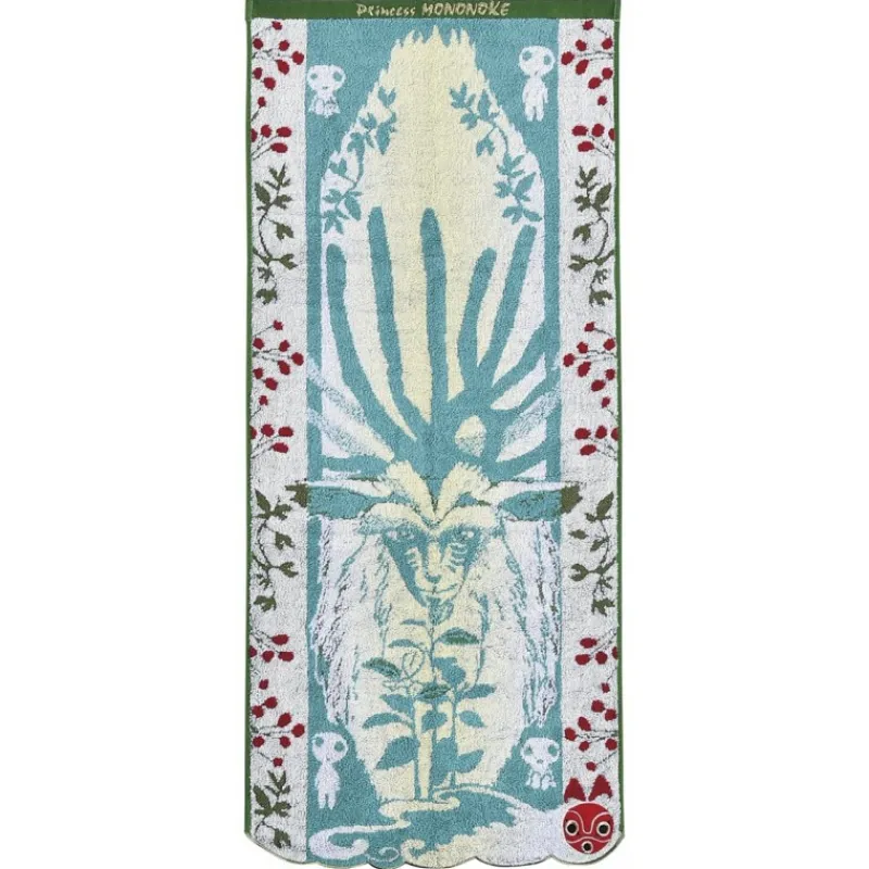 Linge De Maison|Maison Ghibli SERVIETTE ESPRIT DE LA FORÊT - PRINCESSE MONONOKÉ