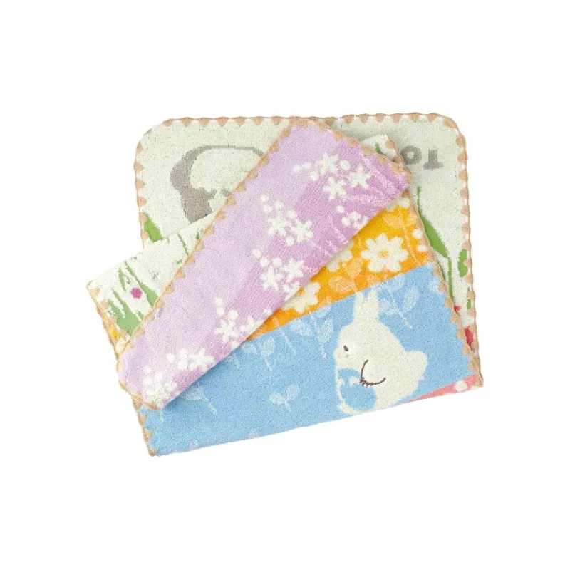 Linge De Maison|Maison Ghibli Serviette Totoro Fleurs Sauvages 34x80 cm - Mon Voisin Totoro