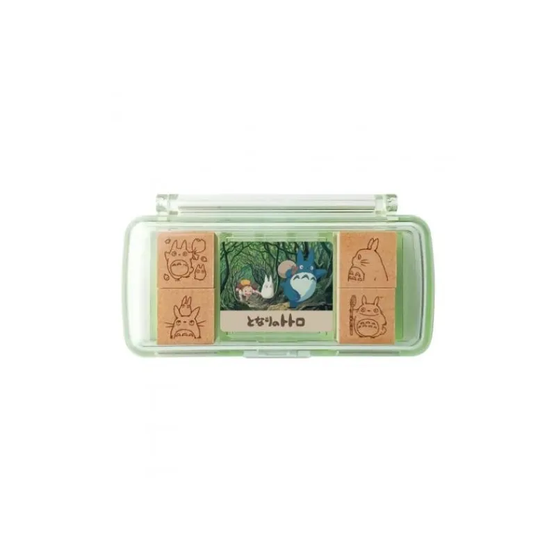 Petit Matériel|Maison Ghibli Set de Tampons Vert Totoro - Mon Voisin Totoro