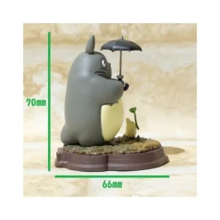 Statues|Maison Ghibli Statue Collection Stop Motion Totoro Gris Dondoko Pose 2 - Mon Voisin